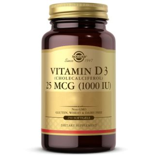 Solgar, Vitamin D3, 1000 IU, 250 Softgels