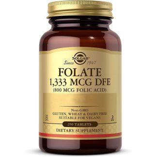Solgar, Folate 1333 mcg DFE (800 mcg Folic Acid), 250 tablets