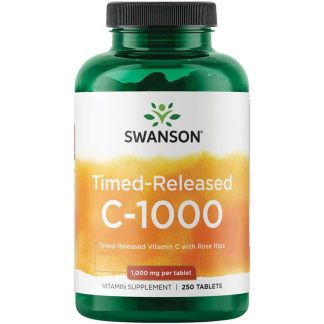 Swanson, Time-Released C-1000 with Rose Hips, 1,000mg, 250 tablets
