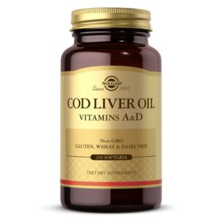 Solgar, Cod Liver Oil, 250 soft capsules