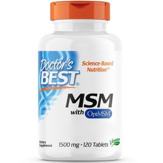 Doctor's Best, MSM, 1500mg, 120 tablets