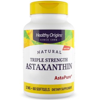 Healthy Origins, Astaxanthin, Depot,12mg, 60 soft capsules