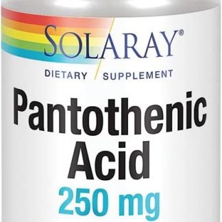 Solaray, PantothensÃ¤ure, 250mg, 100 Kapseln