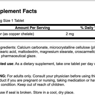 Swanson, Copper, 2mg, 300 tablets