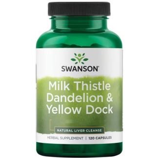 Swanson, Milk Thistle Dandelion & Yellow Dock, 120 capsules