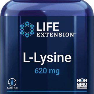 Life Extension, L-Lysine, 620mg, 100 capsules
