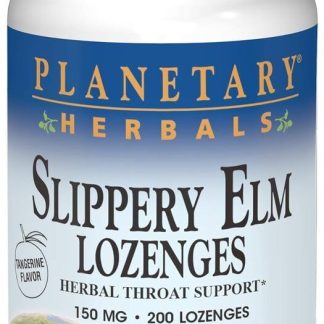 Planetary Herbals, Slippery Elm Lozenges,Tangerine, 150mg, 200 Pastillen