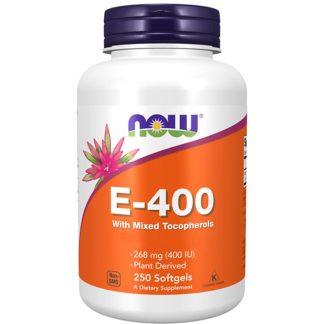 Now Foods, Vitamin E-400IU with mixed tocopherols, 250 softgels