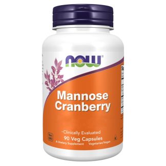 Now Foods, Mannose Cranberry, 90 veg. capsules