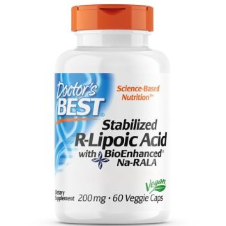 Doctor's Best, Stabilized R-Lipoic Acid, 200mg, 60 capsules