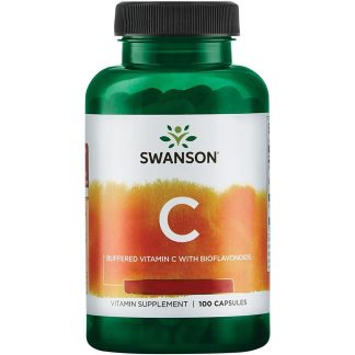 Swanson, Buffered Vitamin C with Bioflavonoids, 500mg, 100 capsules