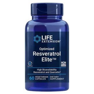 Life Extension, Optimized Resveratrol Elite™, 60 veg. capsules
