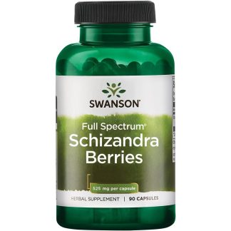 Swanson, Full Spectrum Schizandra Berries, 525mg, 90 capsules