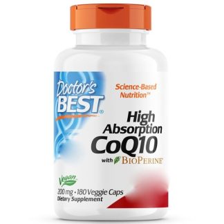 Doctor's Best, Hi Abs CoQ10, 200mg, 180 capsules