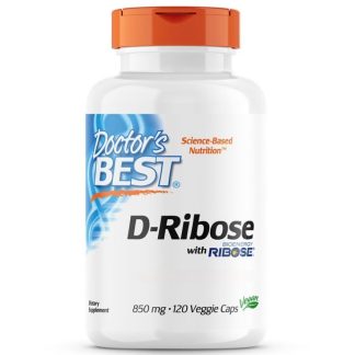Doctor's Best, D-Ribose, 850mg, 120 capsules