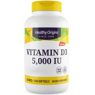 Healthy Origins, Vitamin D3, Depot, 5,000 IU, 540 soft capsules