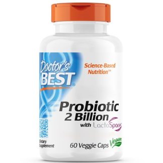 Doctor's Best, Digestive Health Probiotic, 60 capsules