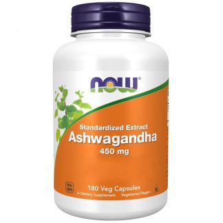 Now Foods, Ashwagandha, 450mg, 180 veg. capsules