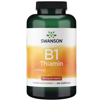 Swanson, Vitamin B1, Thiamine, 100mg, 250 capsules