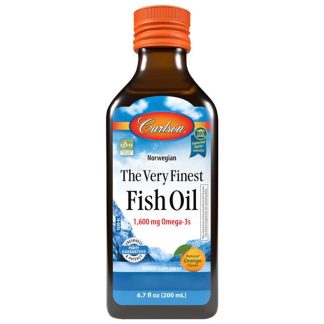 Carlson Labs, The Very Finest Fish Oil, orange flavor, 1600mg, 200ml