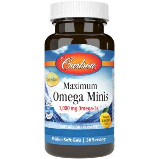 Carlson Labs, Max Omega Minis, 1000mg, 60 mini softgels