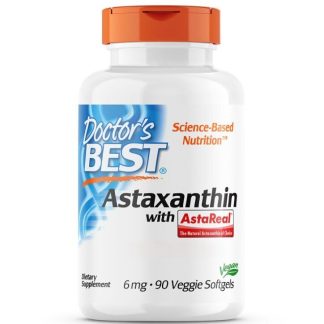 Doctor's Best, Astaxanthin with AstaReal® 6mg, 90 softgels