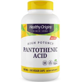 Healthy Origins, Pantothenic Acid, 500mg, 240 Veg. capsules