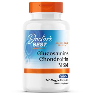 Doctor's Best, Glucosamine, Chondroitin, MSM, 240 capsules