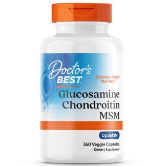 Doctor's Best, Glucosamine, Chondroitin, MSM, 360 capsules