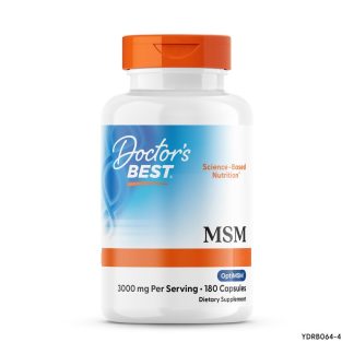 Doctor's Best, MSM, 1000mg, 180 capsules