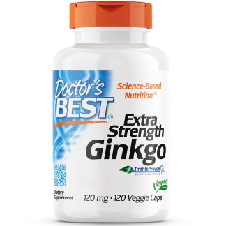 Doctor's Best, Extra Strength Ginkgo, 120mg, 120 veg. capsules