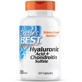 Doctor's Best, hyaluronic acid with chondroitin sulphate, 60 capsules