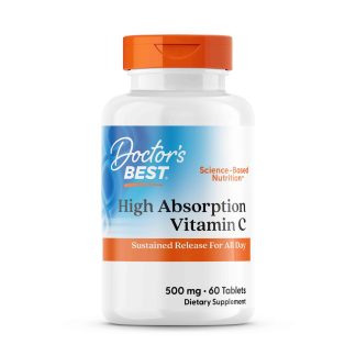 Doctor's Best, Sustained Release Vitamin C, 500mg, 60 veg. tablets