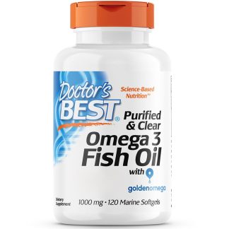 Doctor's Best, Omega 3 Fish Oil, 1000mg, 120 fish capsules