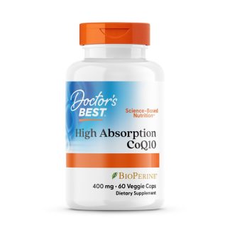 Doctor's Best, High Absorption CoQ10, 400mg, 60 veg. capsules