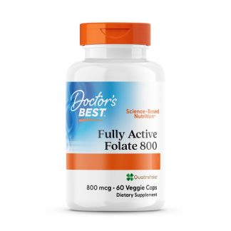 Doctor's Best, Fully Active Folate, 800mcg, 60 veg. capsules