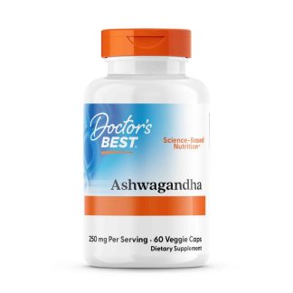 Doctor's Best, Ashwagandha with Sensoril®, 125mg, 60 capsules