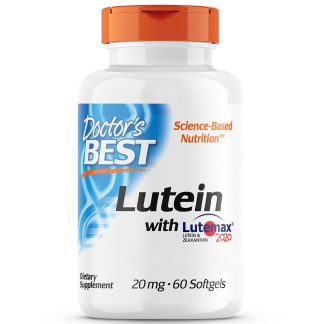 Doctor's Best, Lutein with Lutemax 2020, 20mg, 60 soft capsules