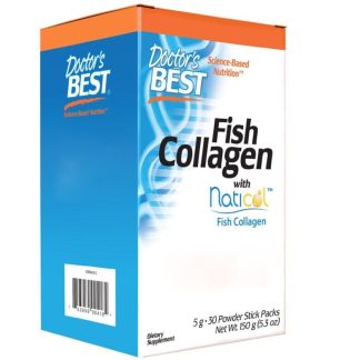 Doctor's Best, Fish Collagen with Freshwater Collagen, 30 powder stick packs