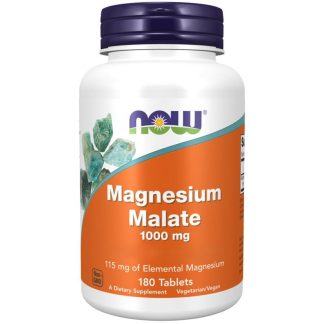 Now Foods, Magnesium Malate, 1000mg, 180 Veg. tablets