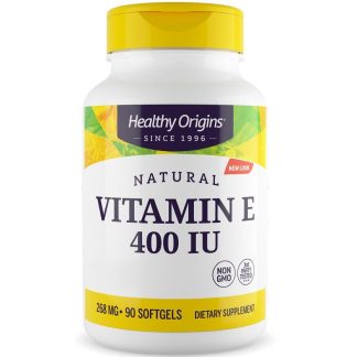 Healthy Origins, Natural Vitamin E, Depot, 400 IU, 90 soft capsules