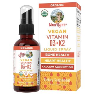 Mary Ruth's Vitamin D3+K2 Spray, Unflavoured, 1oz (30ml)