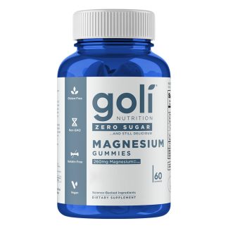 Goli Nutrition, Zero Sugar Magnesium, 60 vegan Gummies