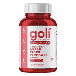 Goli Nutrition, Apple Cider Vinegar, sugar free, 60 gummies