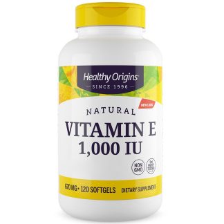Healthy Origins, Natural Vitamin E 1,000 IU, 120 softgels