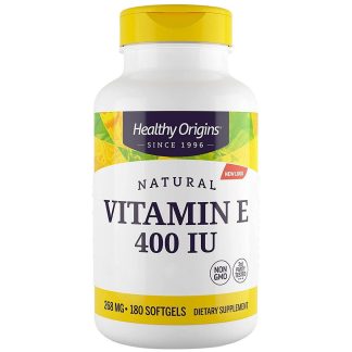 Healthy Origins, Natural Vitamin E 400 IU, 180 softgels