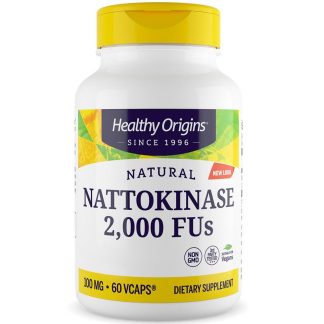 Healthy Origins, Nattokinase, 2000 FU's, 60 capsules