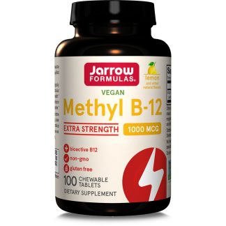 Jarrow Formulas, Methyl B-12, lemon flavor, 1000mcg, 100 lozenges - two-day dose
