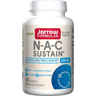 Jarrow Formulas, NAC Sustain, 600mg, 60 tablets
