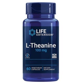 Life Extension, L-Theanine, 100mg, 60 capsules